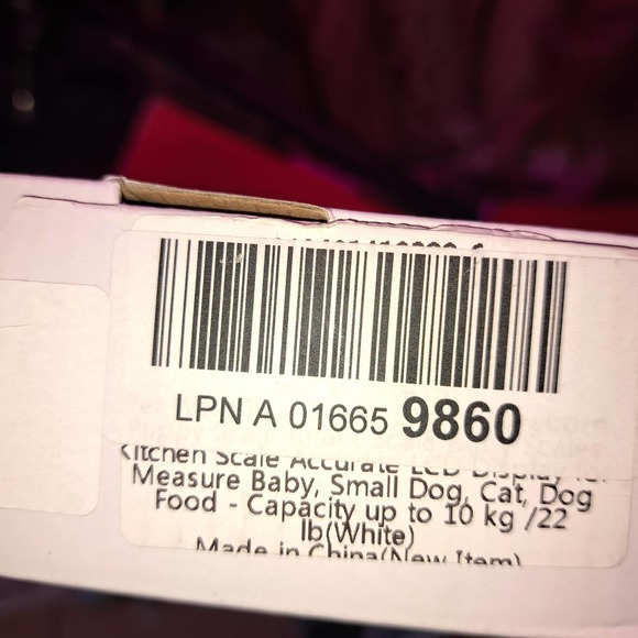 Digital Baby, pet food Scales with LCD Display-small 22 lbs max - Picture 7 of 10